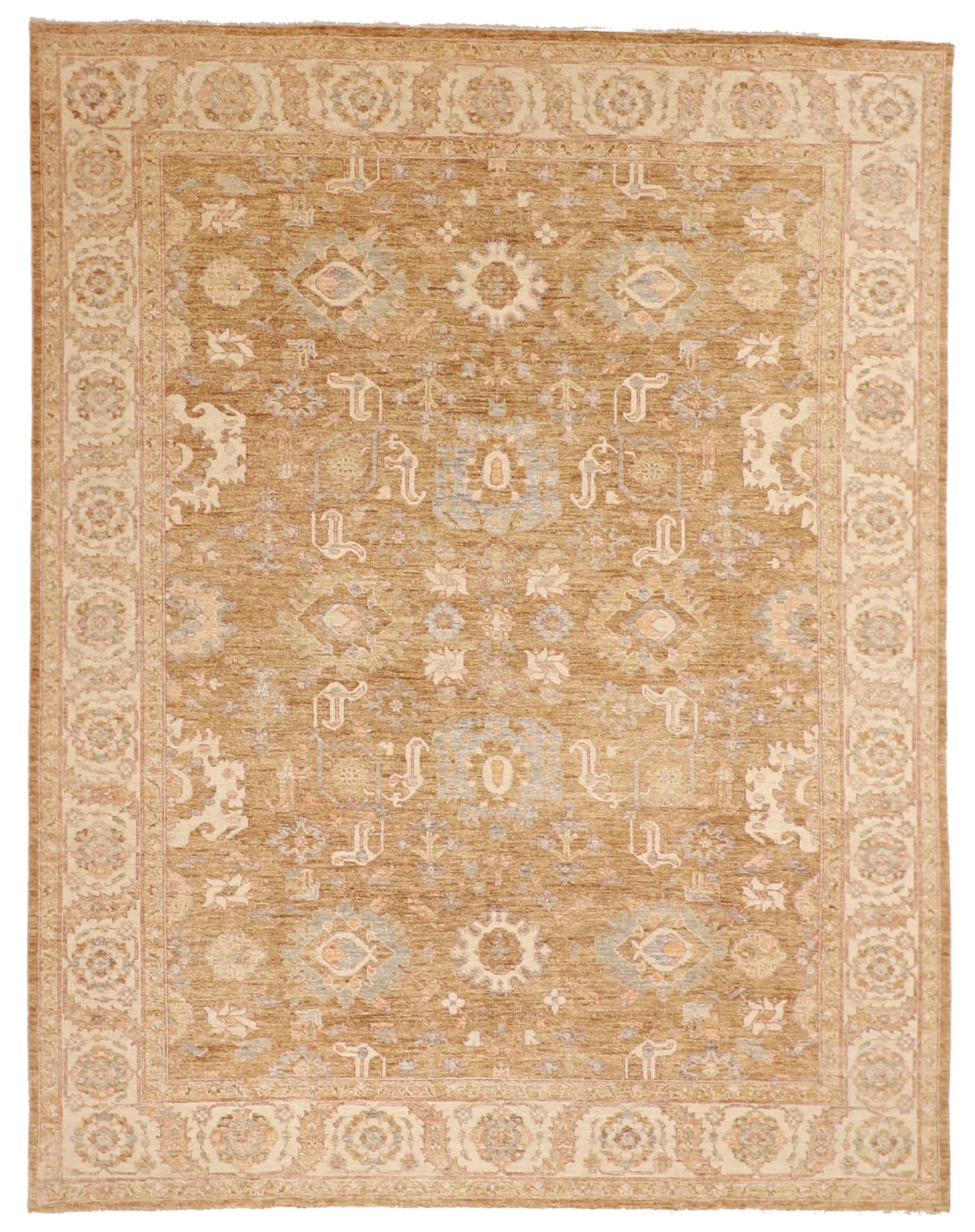 8x10 - Ziegler Fine/Wool All Over Rectangle - Hand Knotted Rug