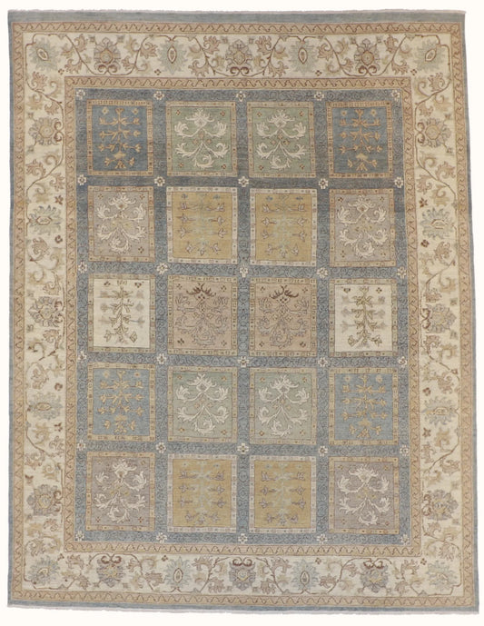 8x10 - Tabriz Fine/Wool Garden of Haven Rectangle - Hand Knotted Rug