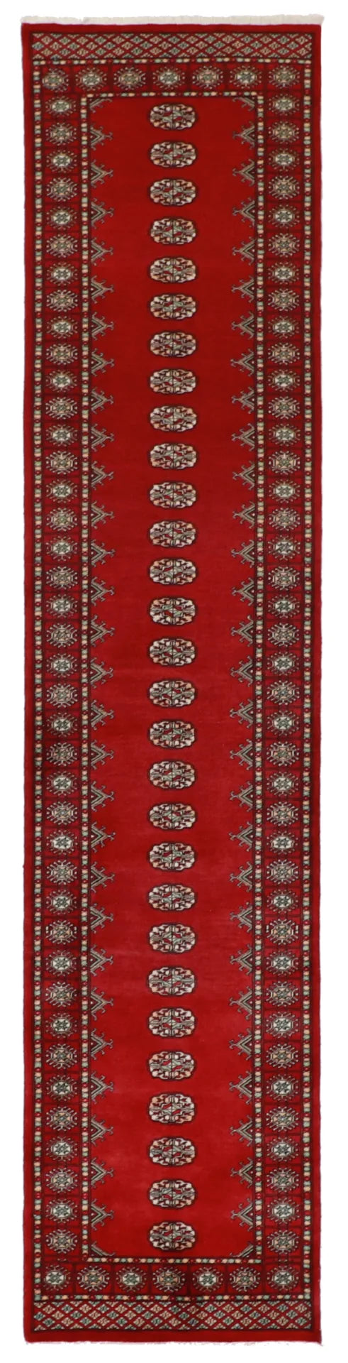 Runner - Bokhara Fine All Over Rectangle - Hand Knotted Rug