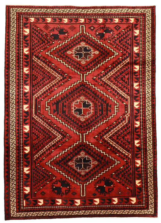 7x10 - Lori Wool All Over Rectangle - Hand Knotted Rug