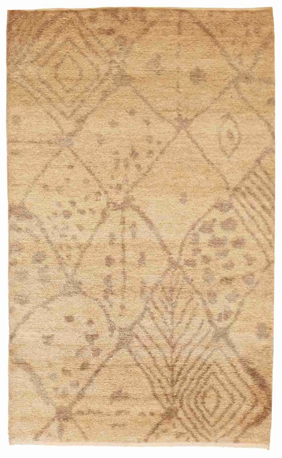 3x5 - Morroccan Fine/Wool All Over Rectangle - Hand Knotted Rug