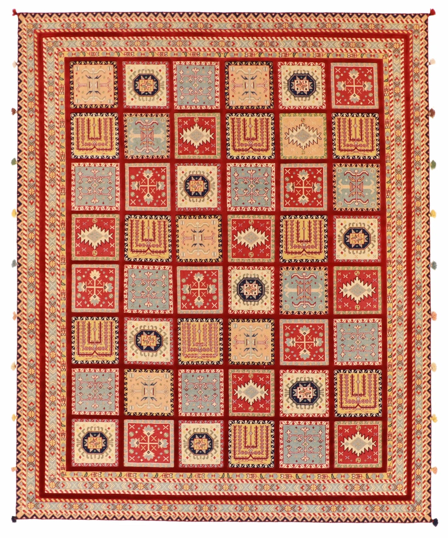 8x10 - Baluch Fine/Wool All Over Rectangle - Hand Knotted Rug