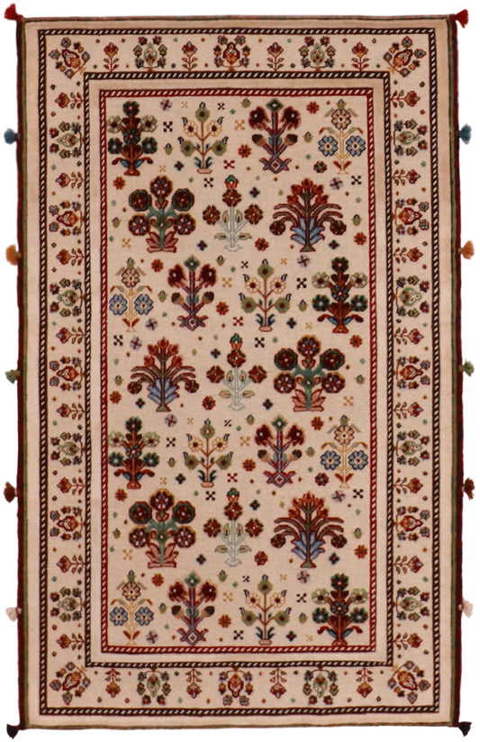 3x5 - Lori Fine/Wool All Over Rectangle - Hand Knotted Rug