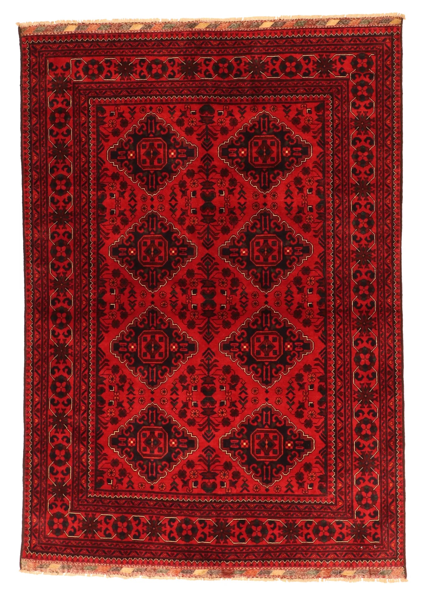 5x7 - Khan Mohamadie Fine All Over Rectangle - Hand Knotted Rug