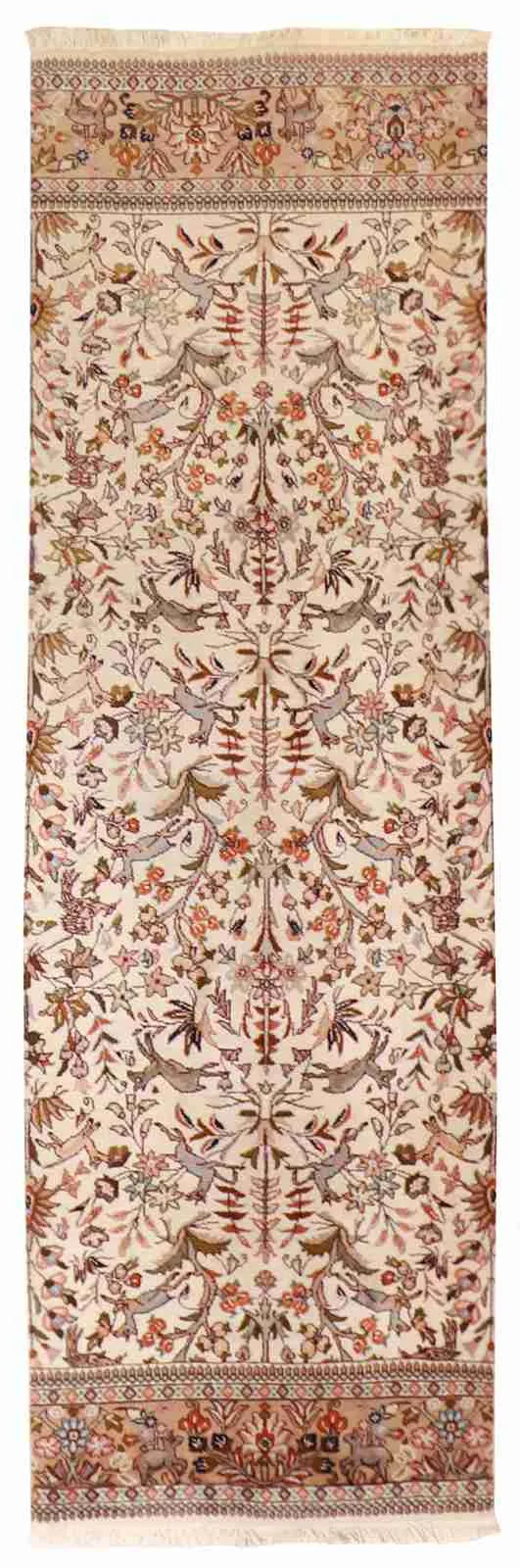 Runner - Tabriz Fine Floral Rectangle - Hand Knotted Rug