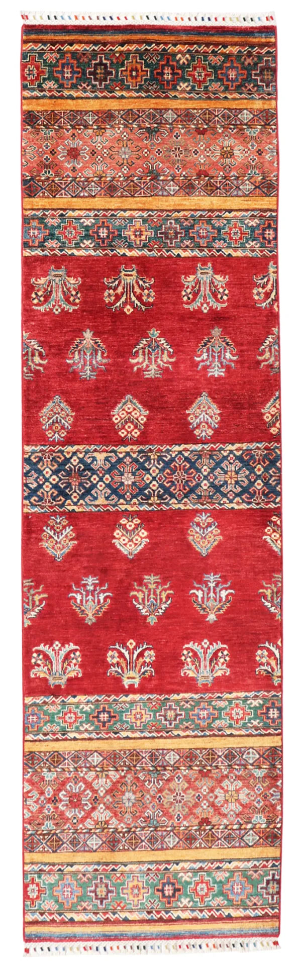 Runner - Baluch Fine All Over Rectangle - Hand Knotted Rug