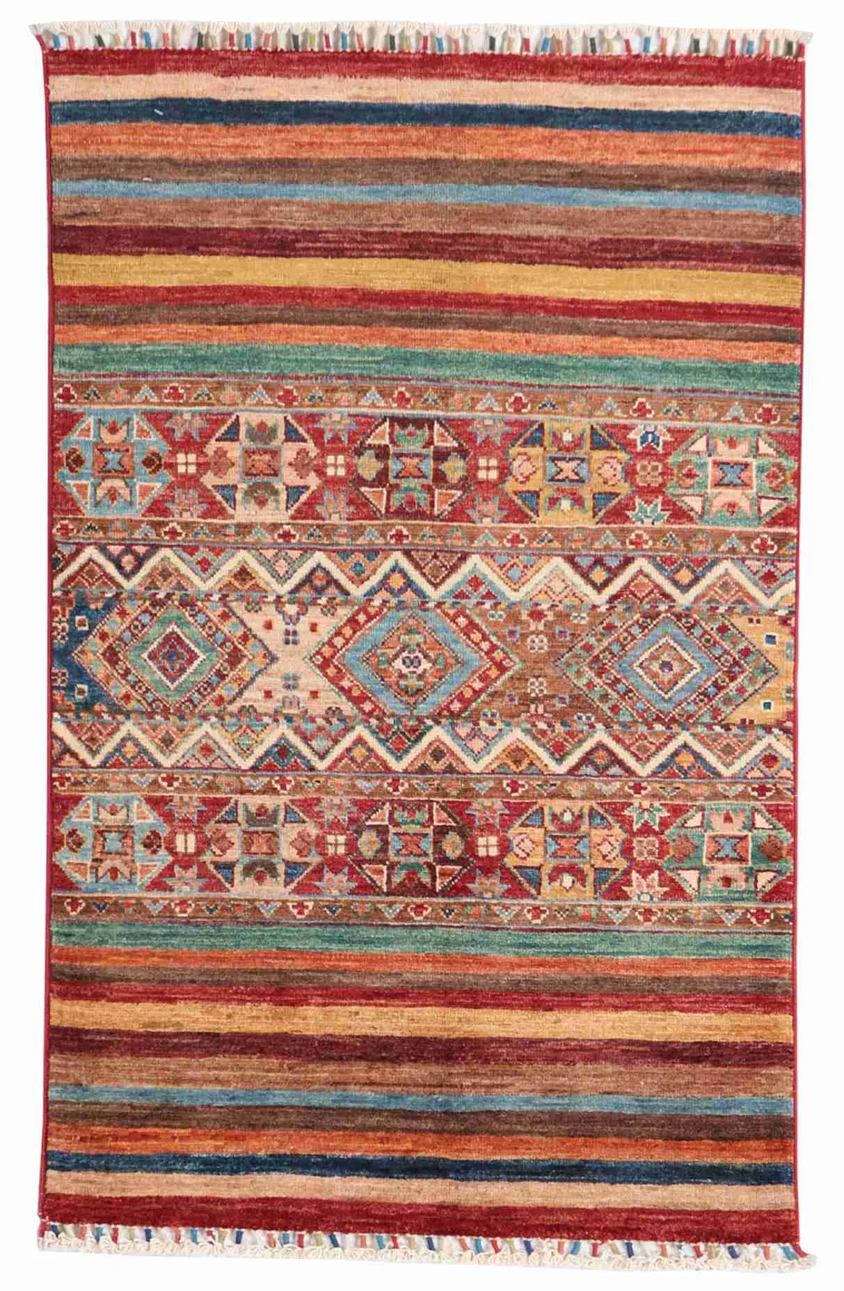 3x5 - Baluch Fine/Wool All Over Rectangle - Hand Knotted Rug